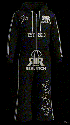 RealRich 3strip joggers outfit